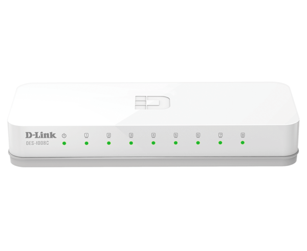 Dlink DES-1008C 8-Port 10/100 Mbps Unmanaged Switch